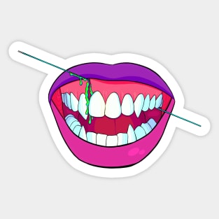 Evil Grin Sticker